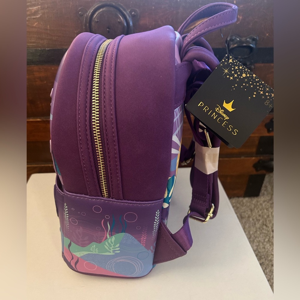 Loungefly Disney The Little Mermaid Castle Collection Mini Backpack - NWT - Picture 2 of 6
